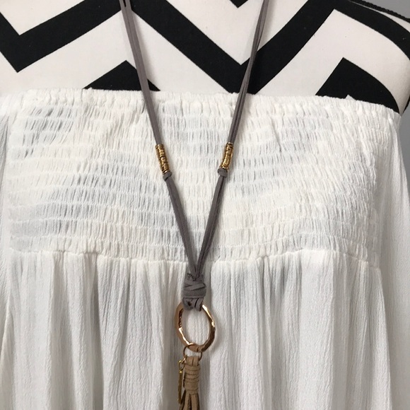 ❤️1 SMALL❤️Ivory Off the Shoulder Dress - Picture 5 of 8